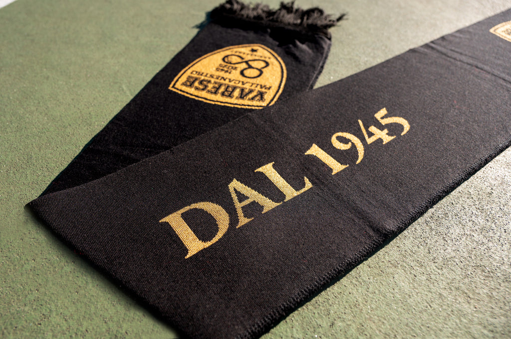 Sciarpa celebrativa 80° - NERA E ORO