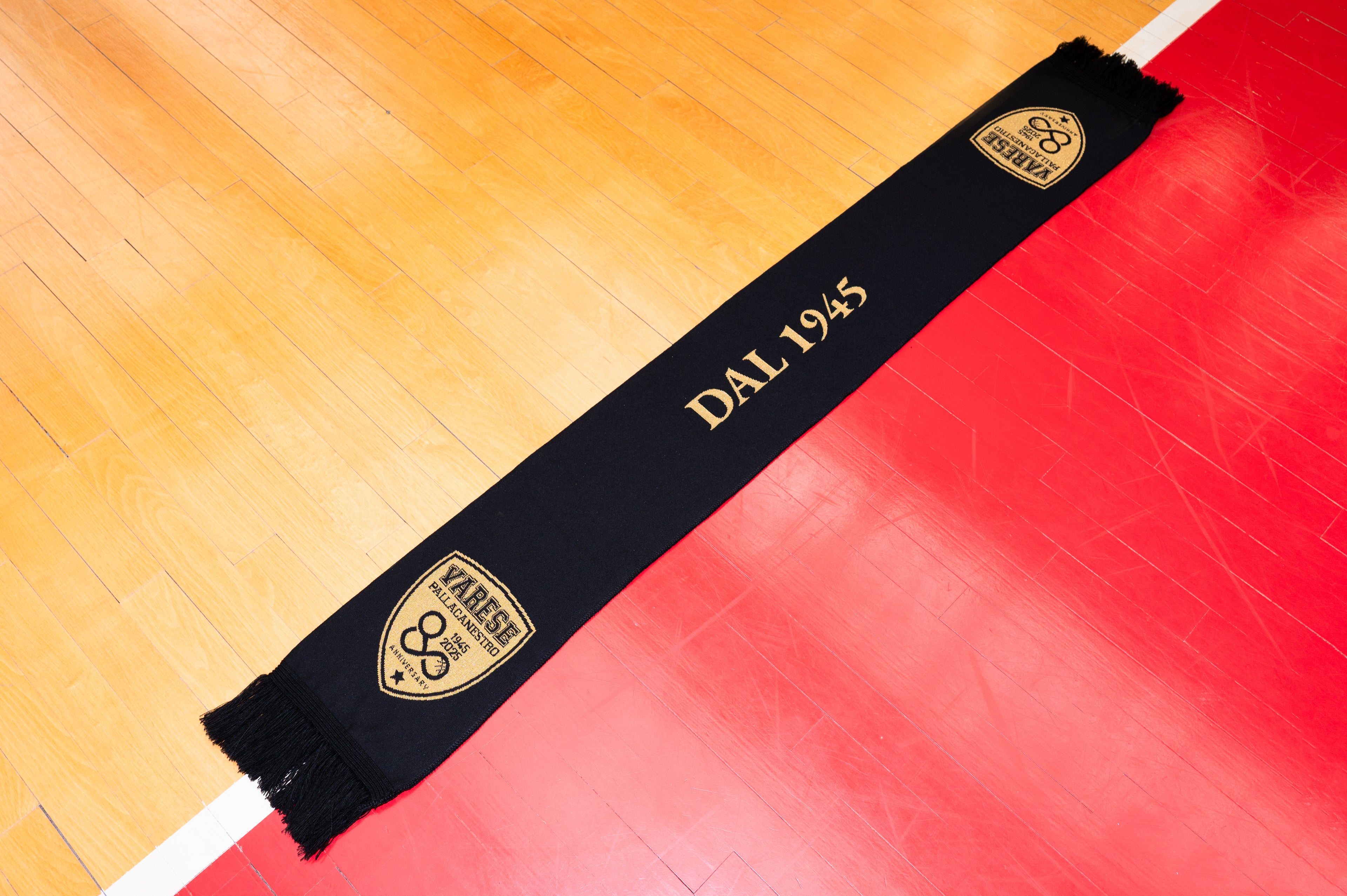 Sciarpa celebrativa 80° - NERA E ORO