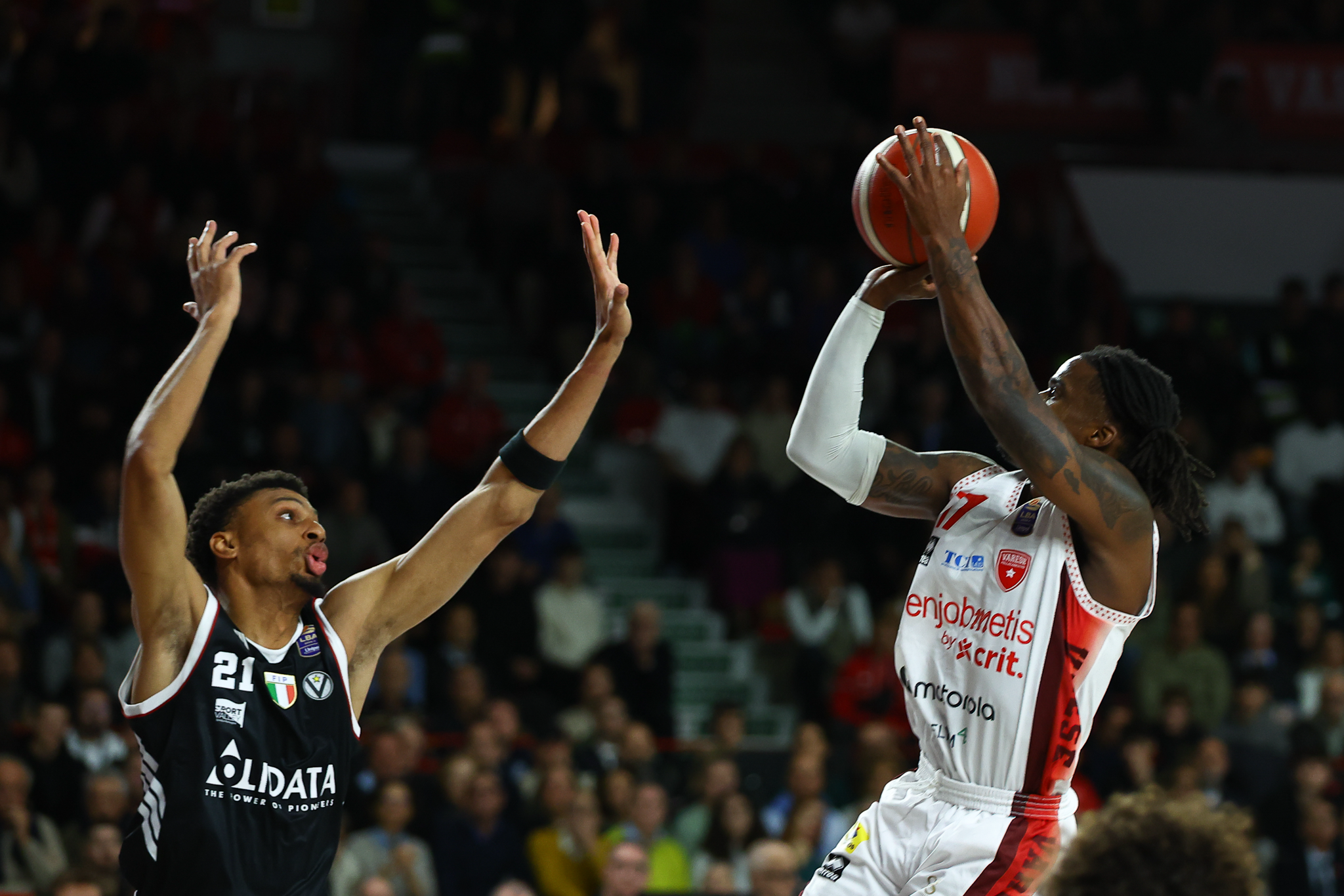 Ike Iroegbu Canotta Bianca - Game Worn e Autografata