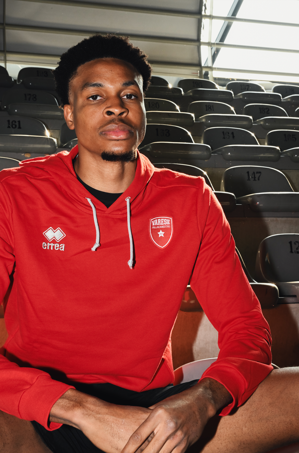 Felpa Rossa con cappuccio