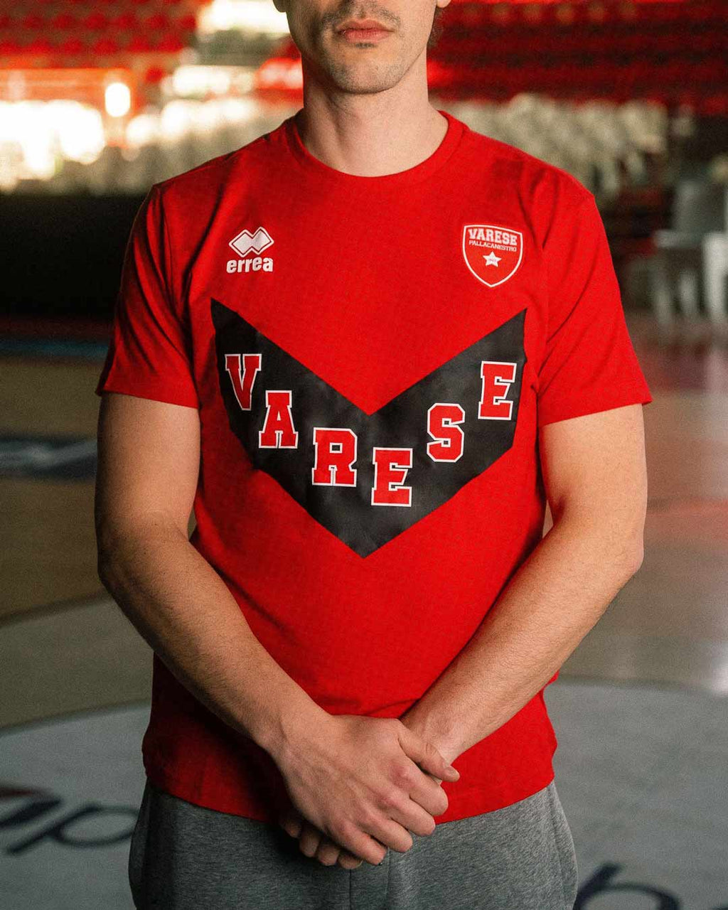 OUTLET - T-shirt with print - red