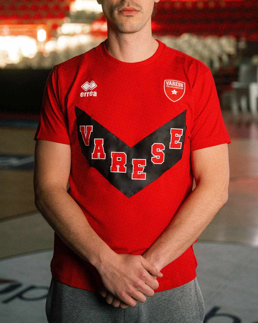 OUTLET - T-shirt with print - red