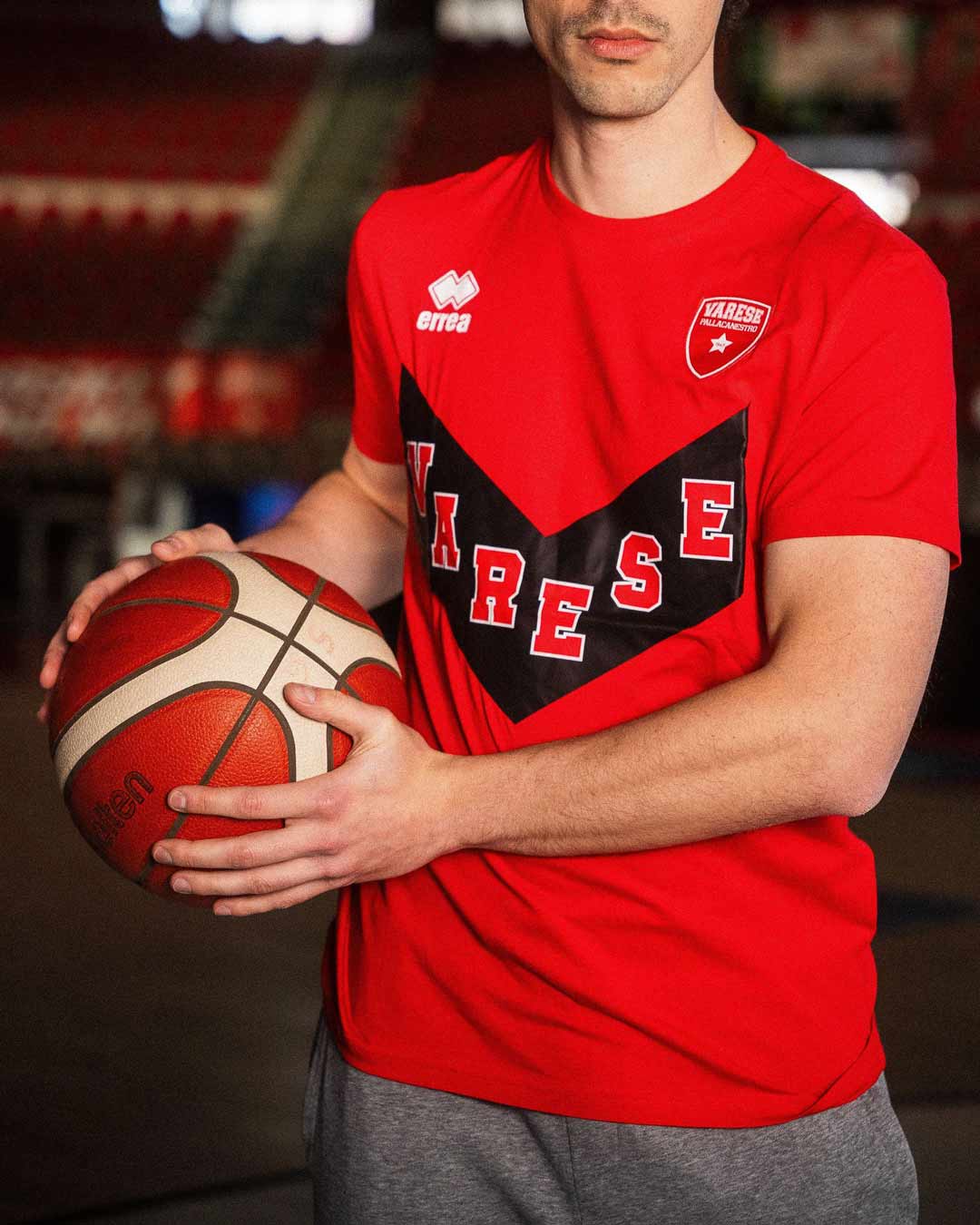 OUTLET - T-shirt with print - red